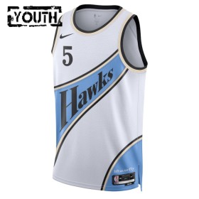 Dječji NBA Dres Atlanta Hawks dyson Daniels Nike 2024-25 City Edition Bijela Swingman